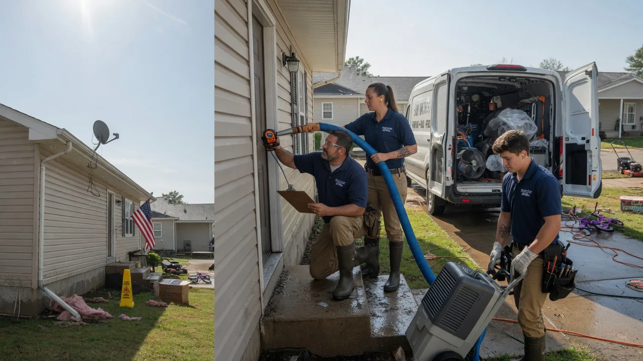 Ceiling Water Damage Restoration in Rosedale, WV near me